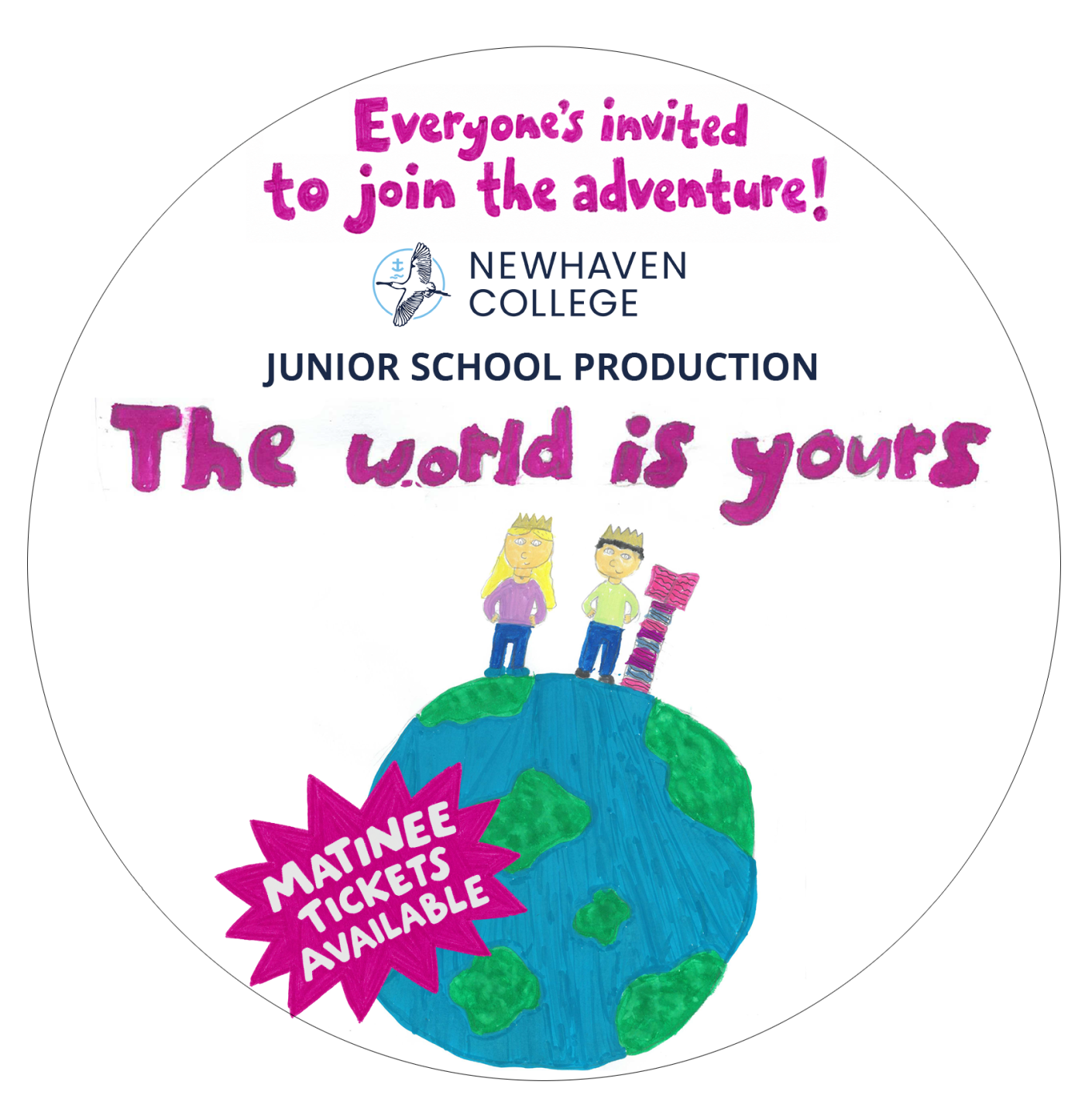 Junior School Production - The World is Yours - Junior School Production - The World is Yours- 16 & 17 September Junior School Production - The World is Yours - Junior School Production - The World is Yours- 16 & 17 September