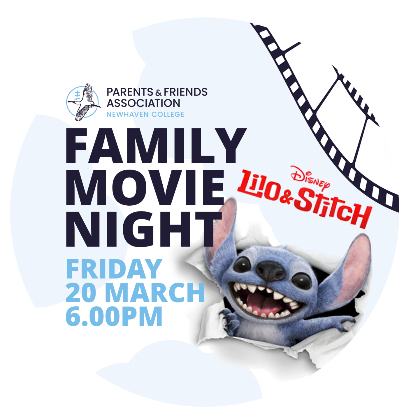 PFA Movie Night! - Friday 20 March, 6pm